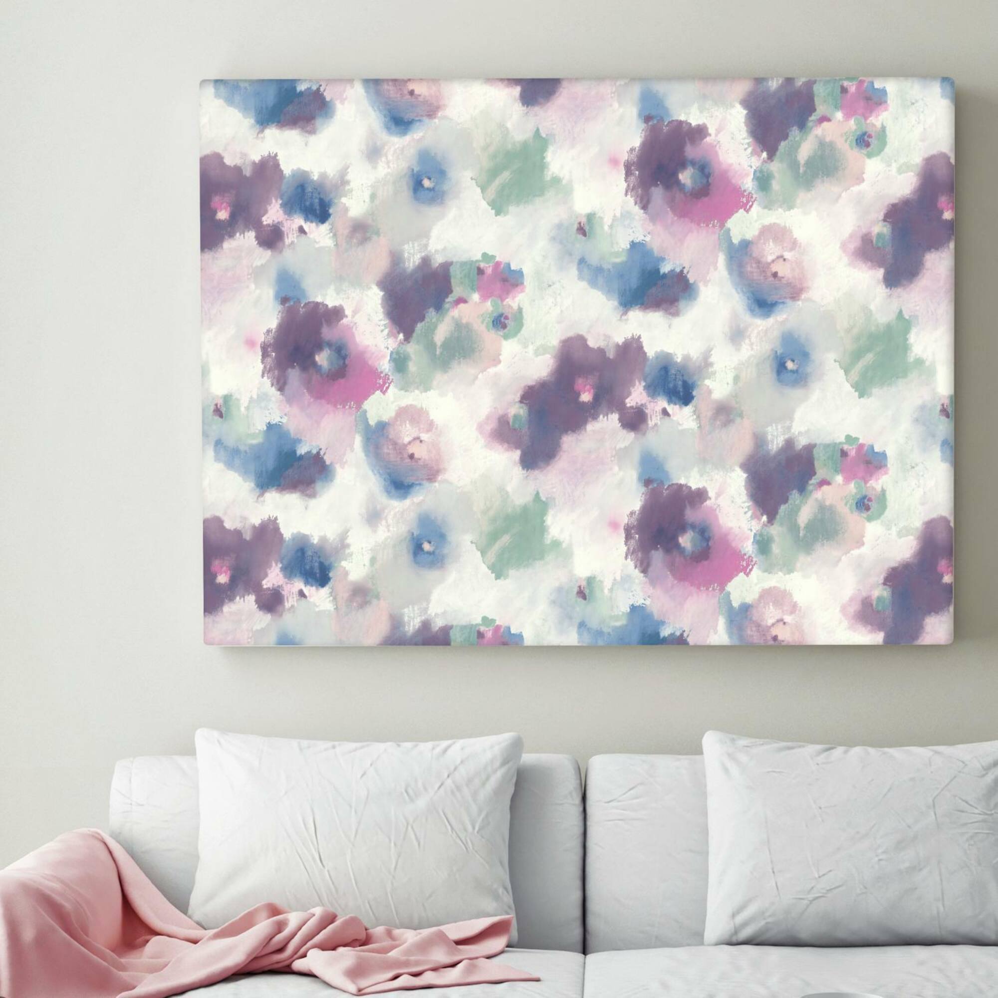 RoomMates Impressionist Floral Peel & Stick Wallpaper